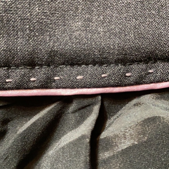 ANN TAYLOR CUFFED CHARCOAL GREY DRESS PANTS SZ 2P - Picture 14 of 16